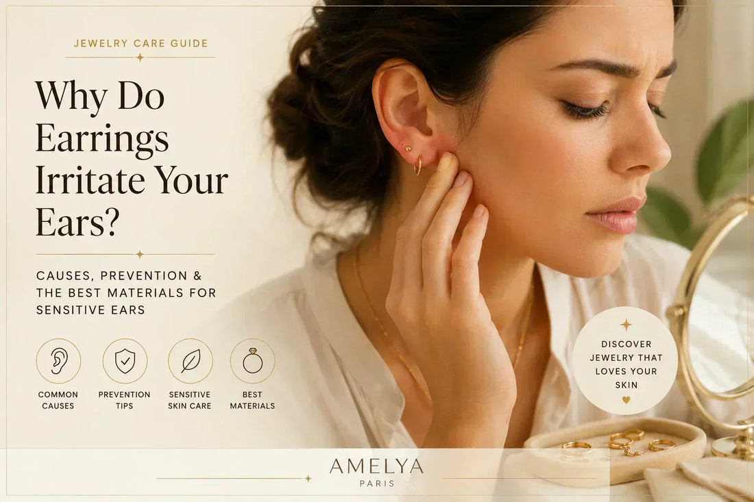 Why Do Earrings Irritate Your Ears? Causes, Prevention &amp; The Best Materials for Sensitive Ears