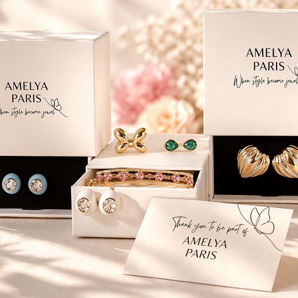 Best sellers jewelry collection by Amelya Paris featuring elegant necklaces, rings, earrings and bracelets