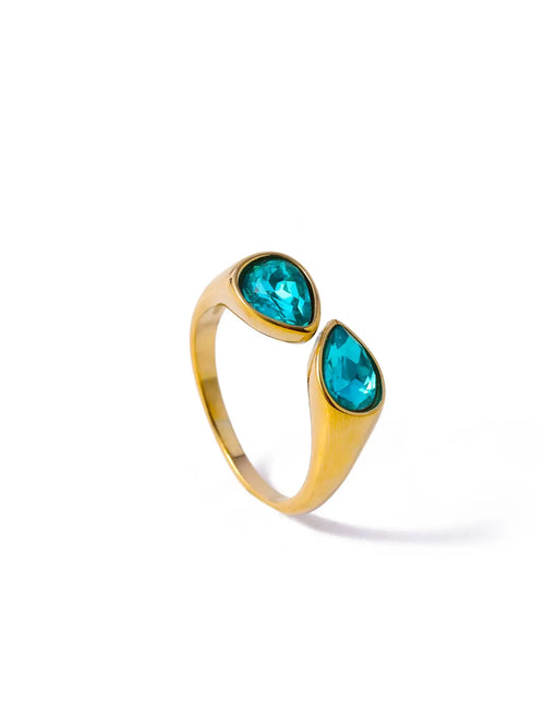 Noemie - Turquoise / resizable / Gold