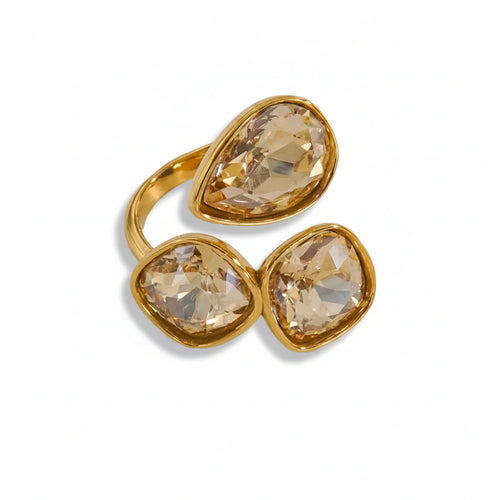 Noemie - Trio Ambre / resizable / Gold